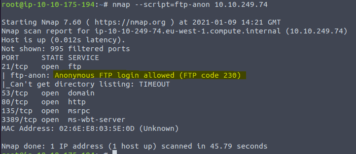 nmap -h