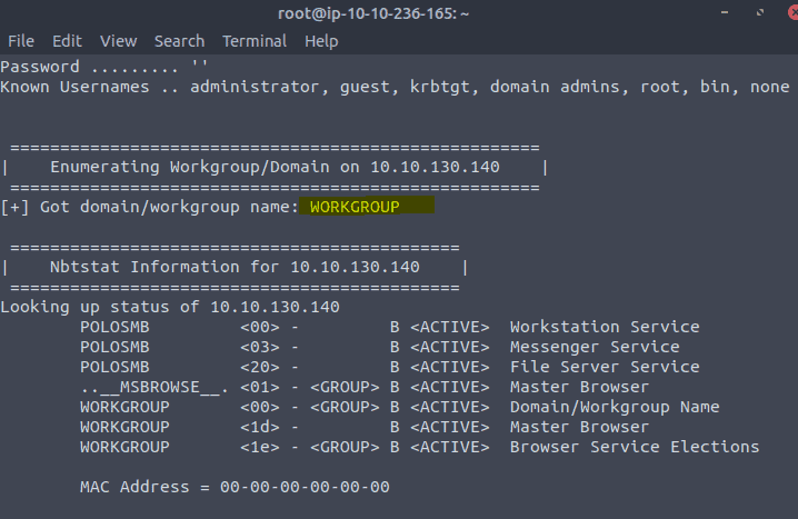 Network Services Room on Tryhackme