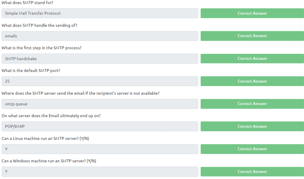 Answers task 5