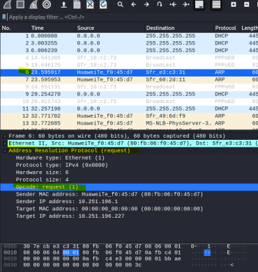 wireshark mac address search